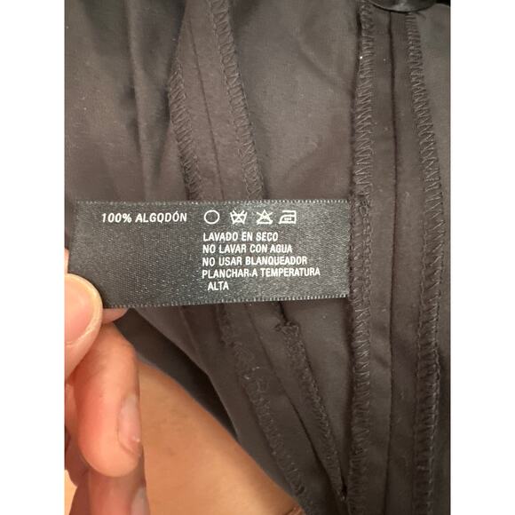 NWT Carla Fernández Black Sleeveless Wrap Dress 100% Cotton (super soft) Large - Picture 7 of 10